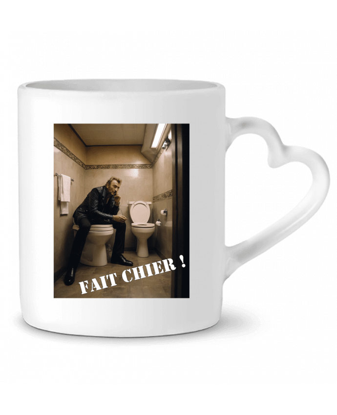 Mug coeur Johnny Hallyday par TiA