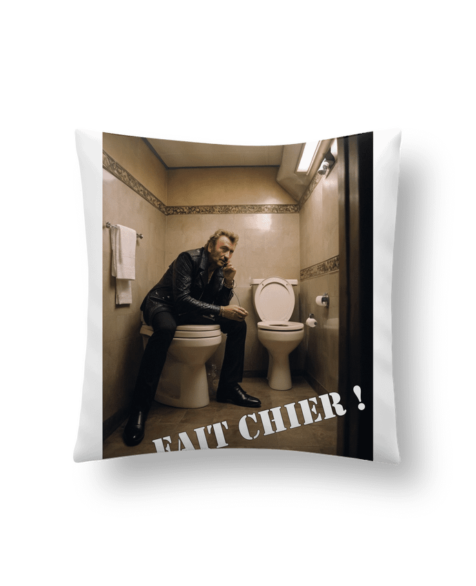 Coussin Johnny Hallyday par TiA