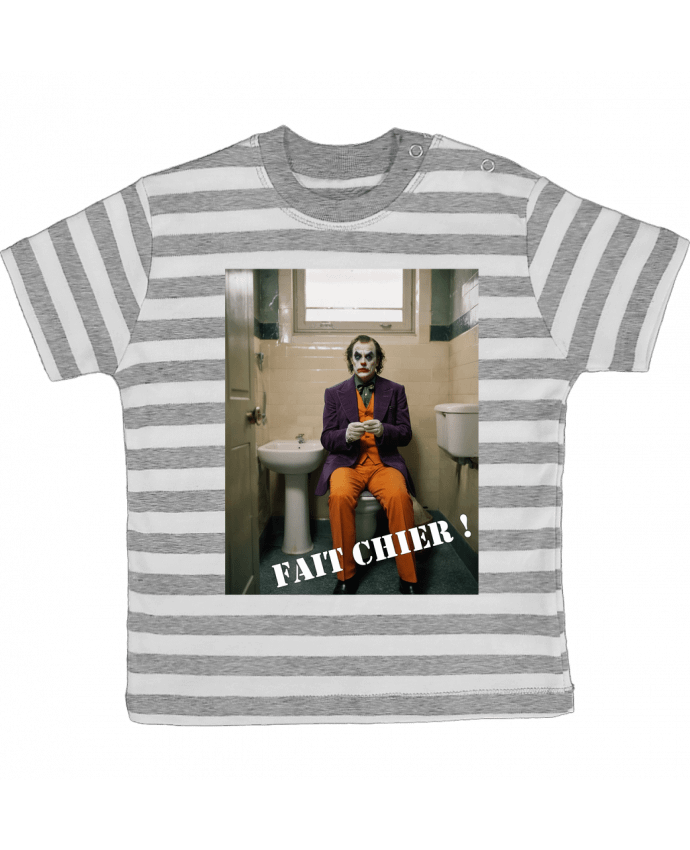 Tee-shirt bébé à rayures Joker par TiA