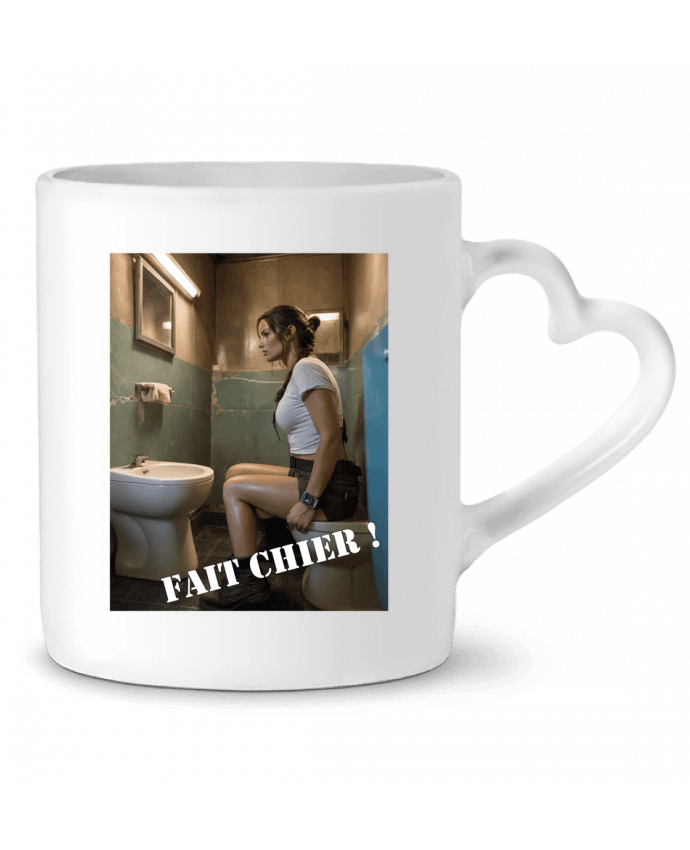 Mug coeur Lara Croft par TiA