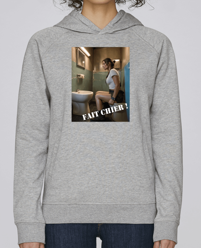 Sweat capuche femme Lara Croft par TiA