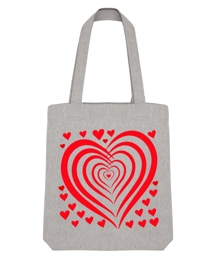 Tote Bag Stanley Stella COEUR ROUGE NAISSANCE BEBE MOTIF SAINT VALENTIN AMOUR par LIAMRIVIERART 