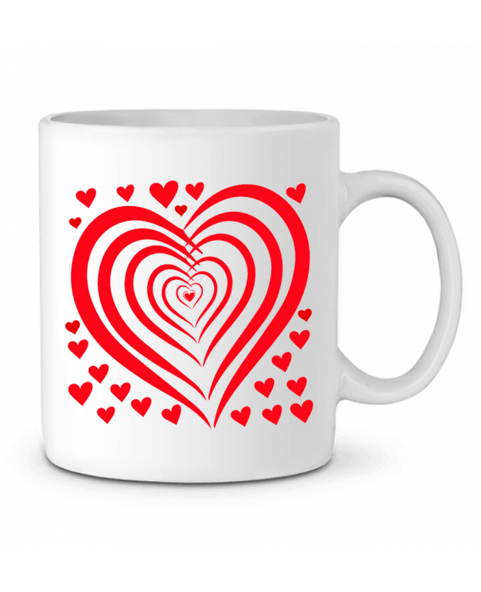 Mug  COEUR ROUGE NAISSANCE BEBE MOTIF SAINT VALENTIN AMOUR par LIAMRIVIERART