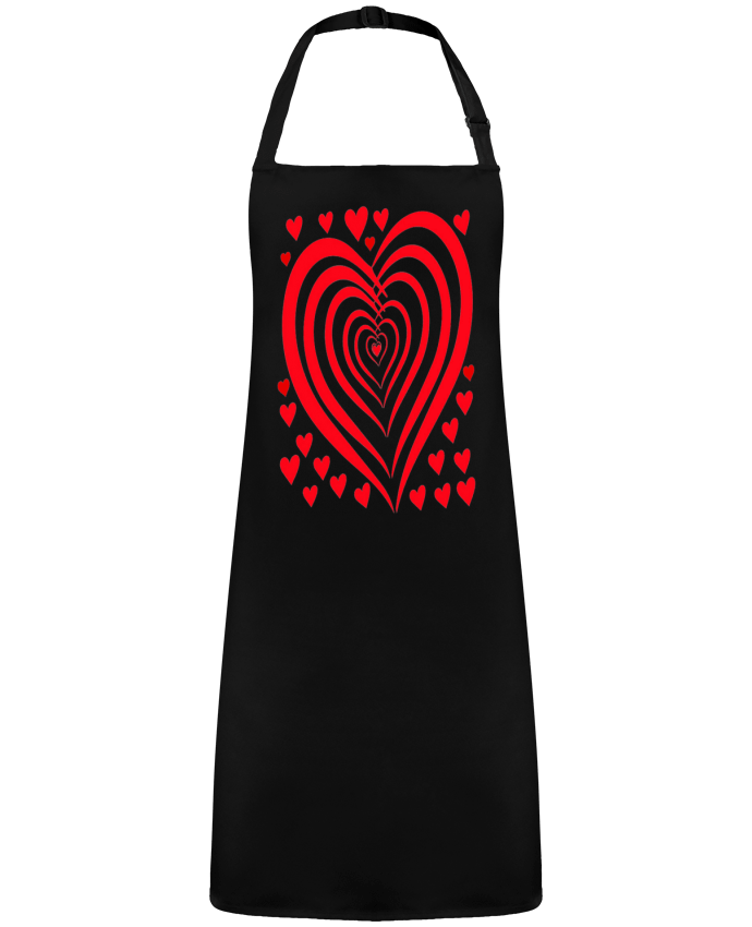Tablier COEUR ROUGE NAISSANCE BEBE MOTIF SAINT VALENTIN AMOUR par  LIAMRIVIERART