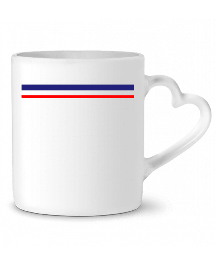 Taza Corazón France Sports por zabceroni