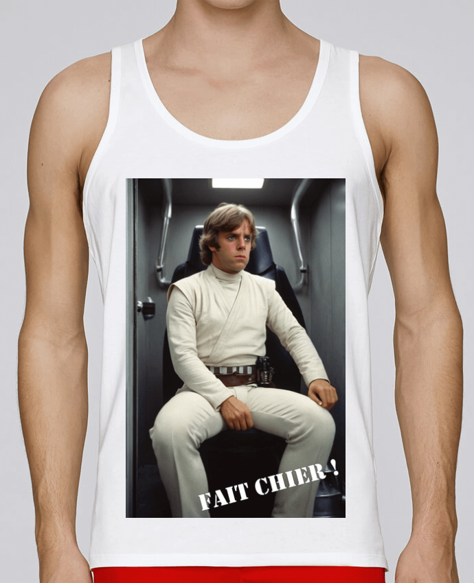 Débardeur homme Luke Skywalker par TiA 100% coton bio