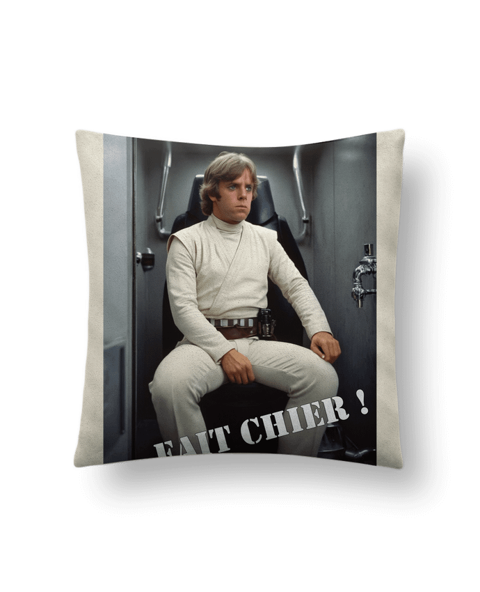 Coussin suédine Luke Skywalker par TiA