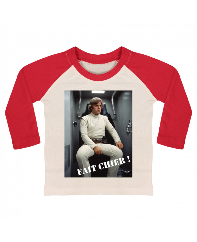 Tee-shirt Bébé Baseball ML Luke Skywalker par TiA