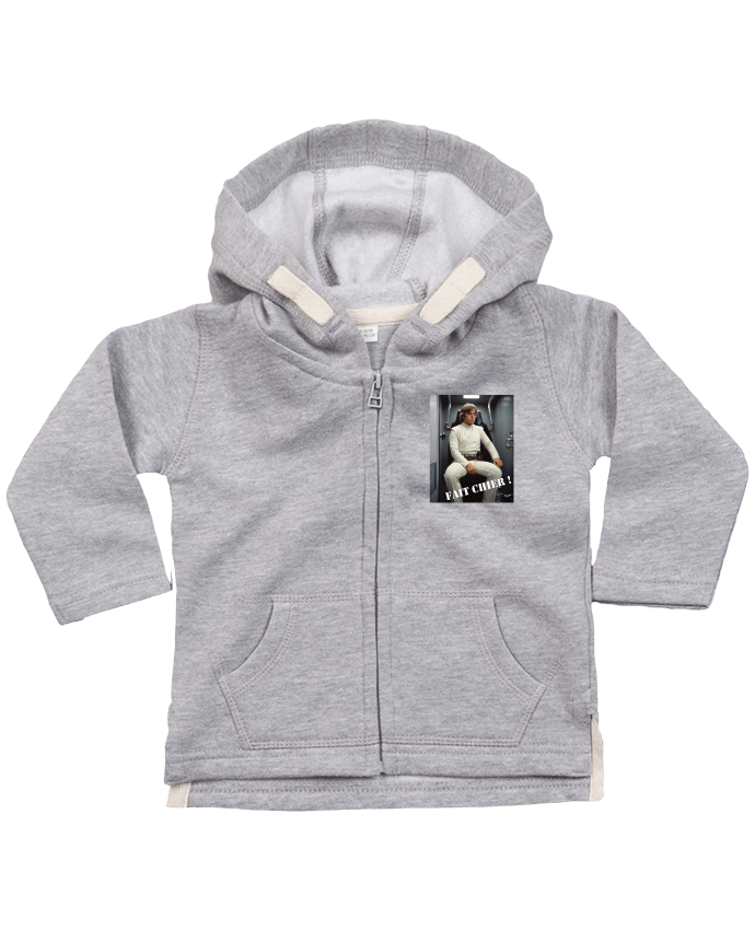 Sweat à capuche bébé zippé Luke Skywalker par TiA