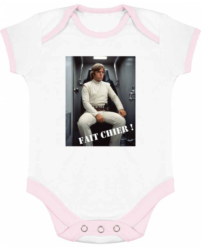 Body bébé manches contrastées Luke Skywalker par TiA