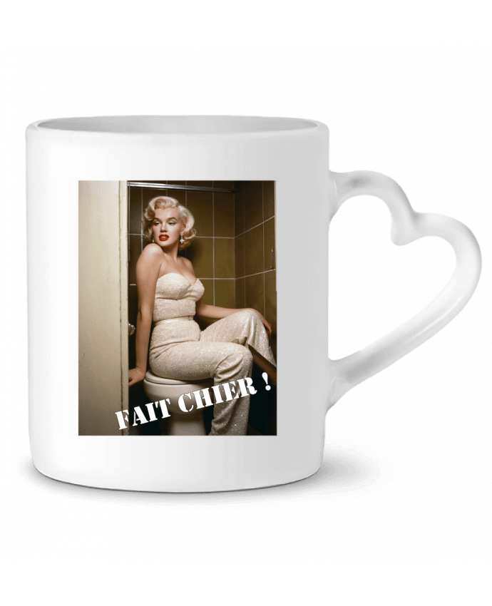 Mug coeur Marylin Monroe par TiA