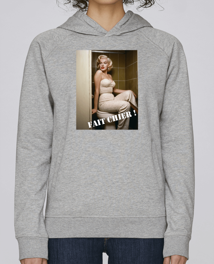 Sweat capuche femme Marylin Monroe par TiA