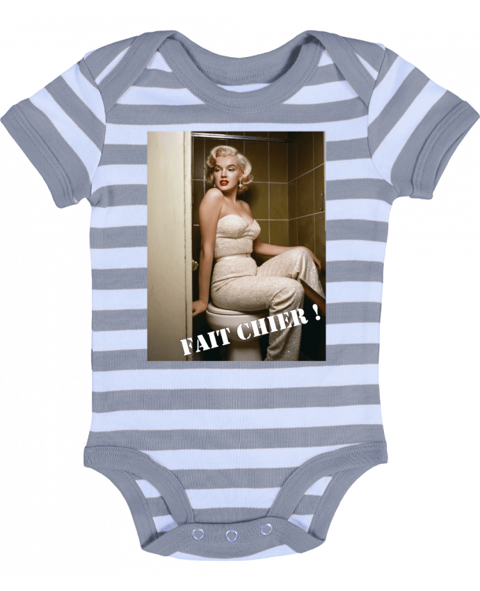 Body Bébé Rayé Marylin Monroe - TiA