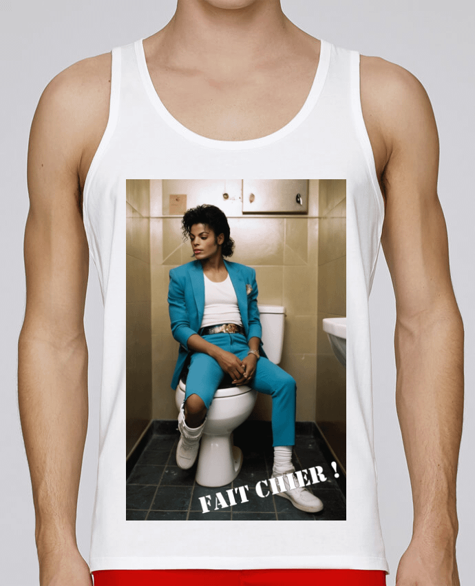 Débardeur homme Michael Jackson par TiA 100% coton bio