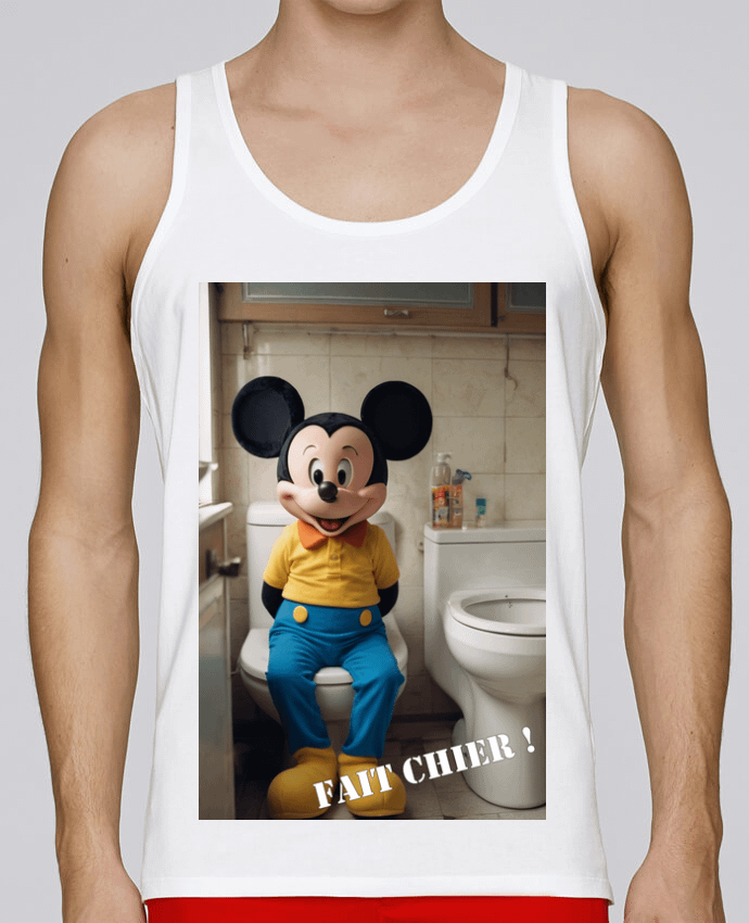 Débardeur homme Mickey par TiA 100% coton bio