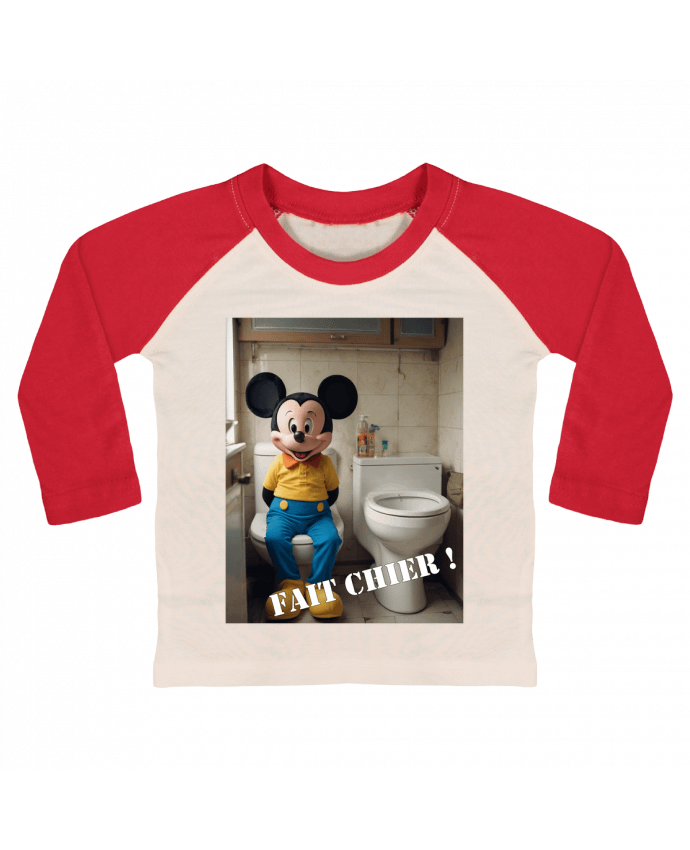 Tee-shirt Bébé Baseball ML Mickey par TiA