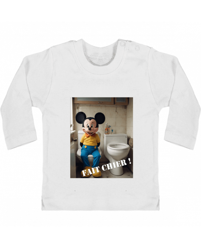 T-shirt bébé Mickey manches longues du designer TiA