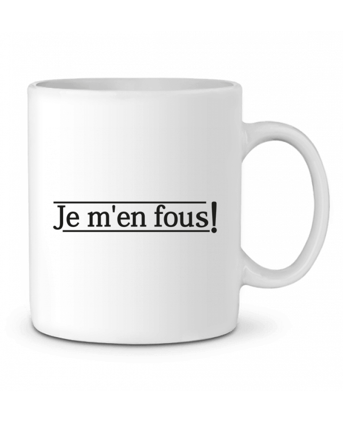 Mug en Céramique Si tu touches ma moustache, je touche tes fesses - tunetoo