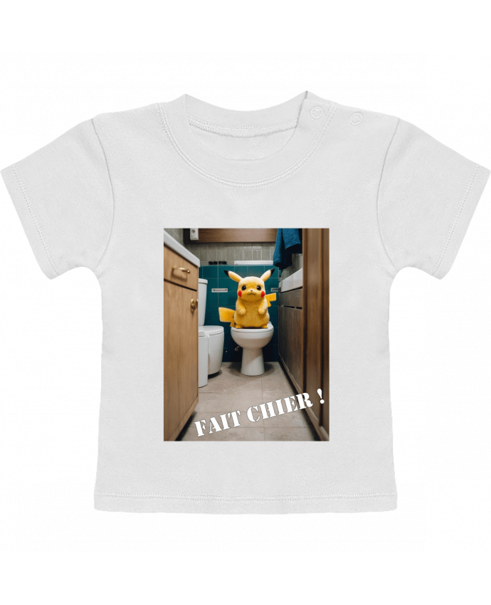 T-shirt bébé Pikachu manches courtes du designer TiA