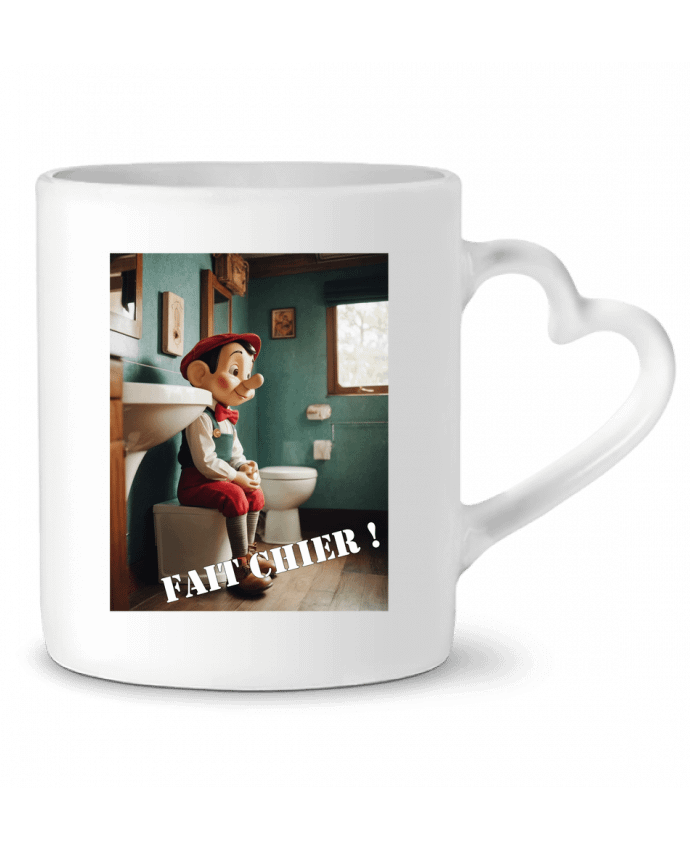 Mug coeur Pinocchio par TiA