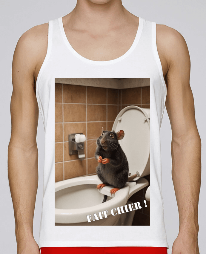 Débardeur homme Ratatouille par TiA 100% coton bio