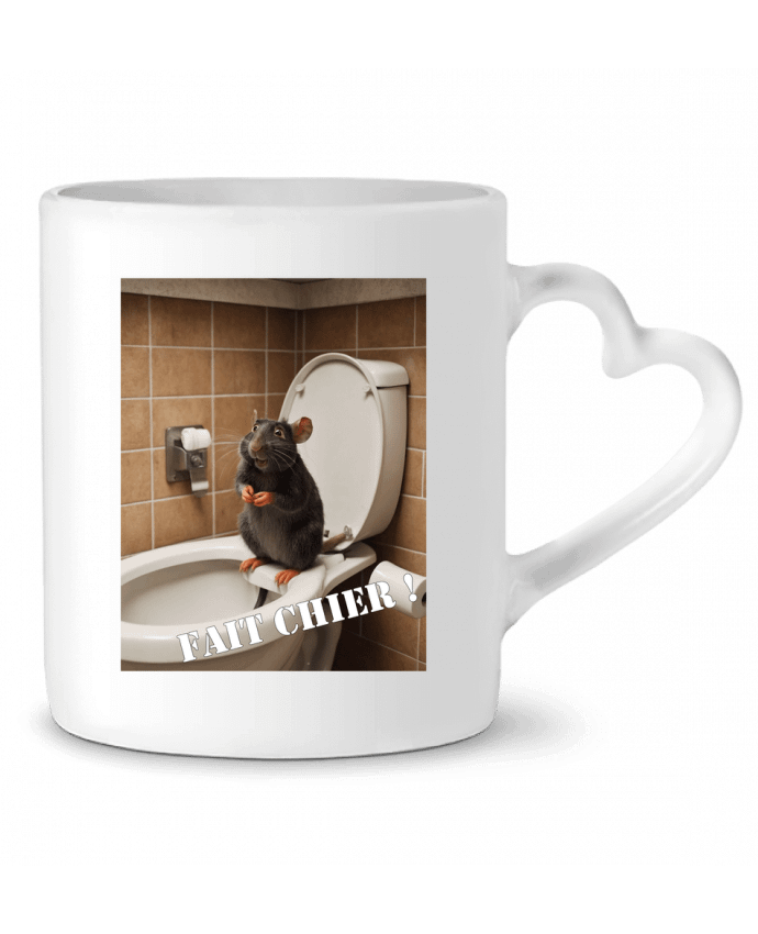 Mug coeur Ratatouille par TiA