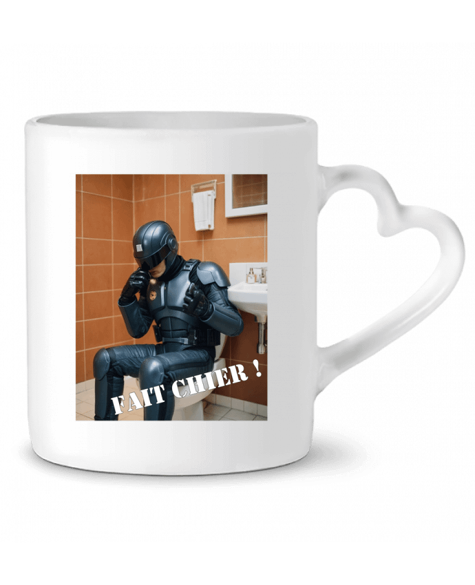 Mug coeur Robocop par TiA