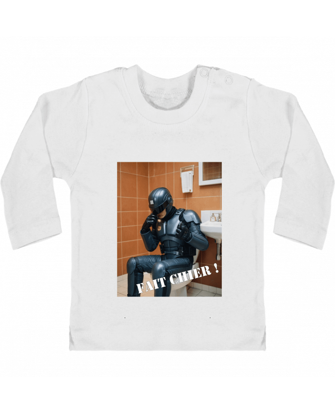 T-shirt bébé Robocop manches longues du designer TiA