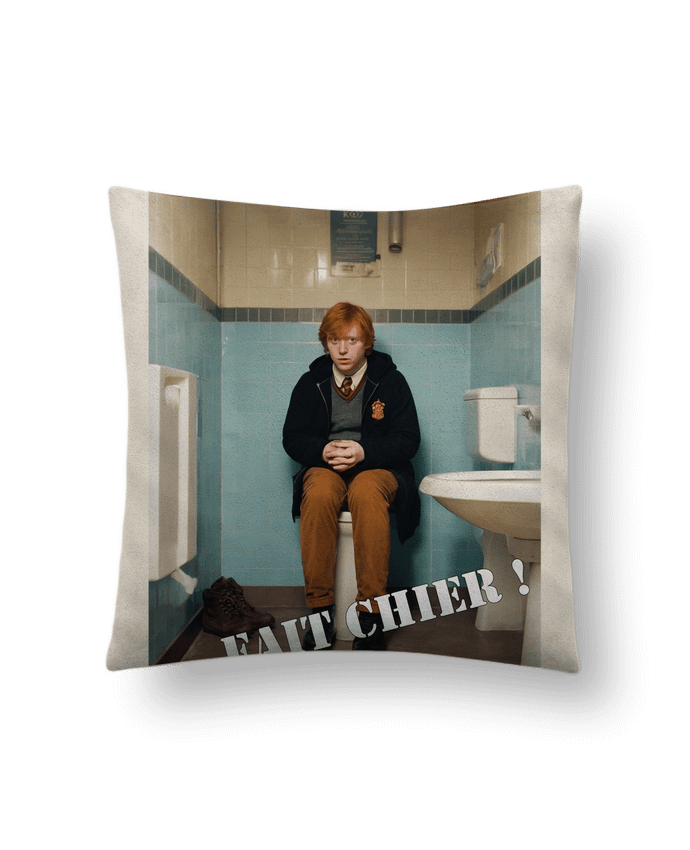 Coussin suédine Ron Weasley par TiA