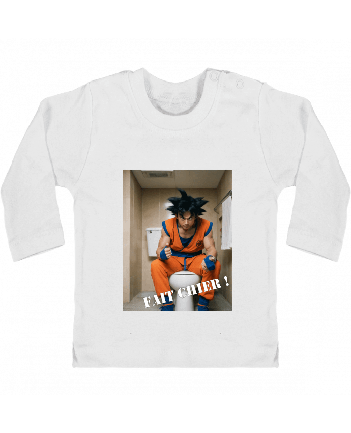 T-shirt bébé Sangoku manches longues du designer TiA