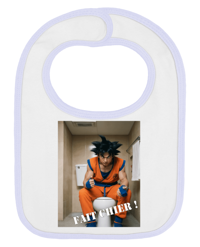 Bavoir bébé uni Sangoku par TiA