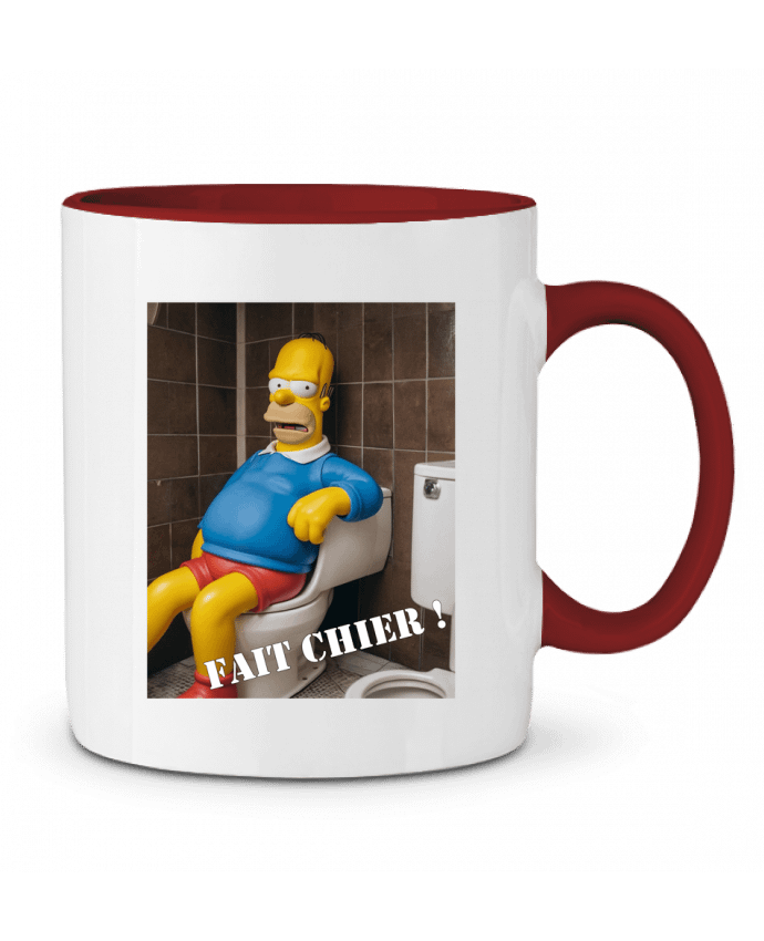 Mug bicolore Omer Simpson TiA