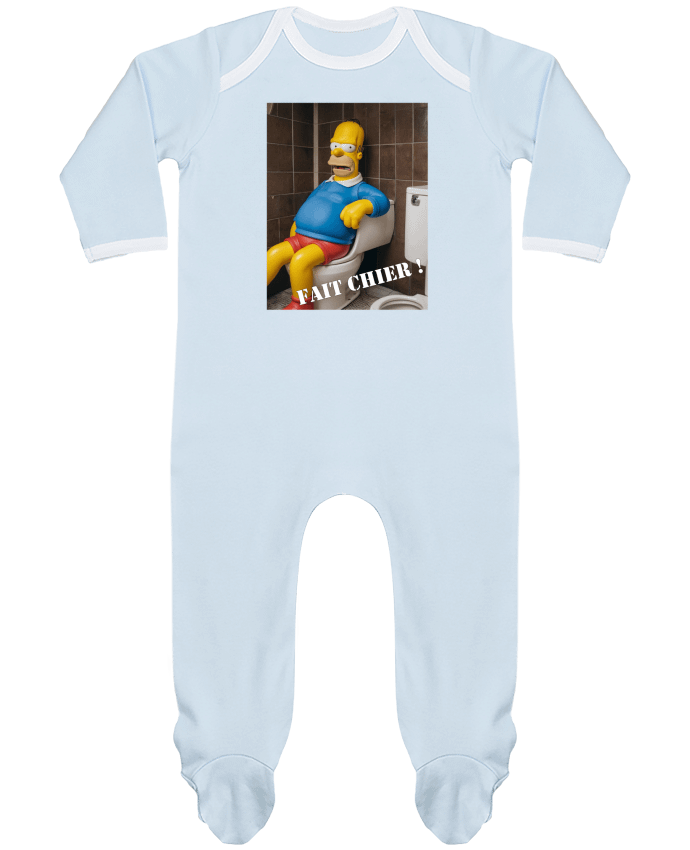 Body Pyjama Bébé Omer Simpson par TiA