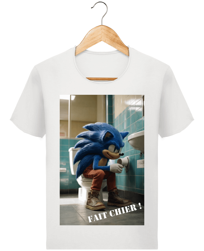  T-shirt Homme vintage Sonic par TiA