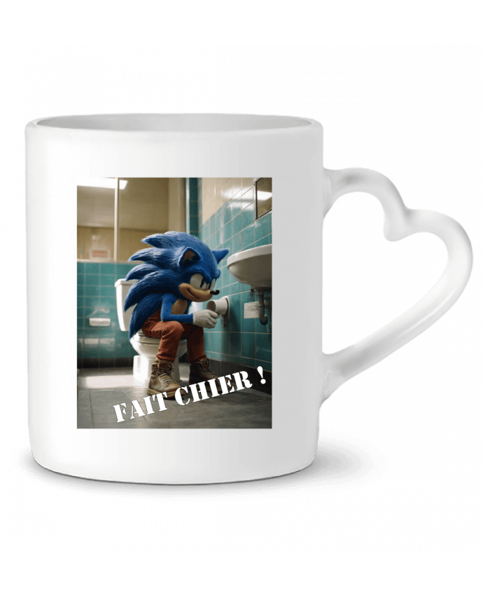 Mug coeur Sonic par TiA