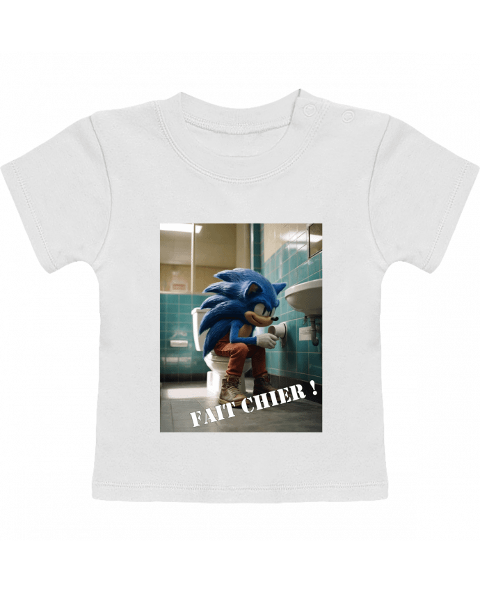 T-shirt bébé Sonic manches courtes du designer TiA