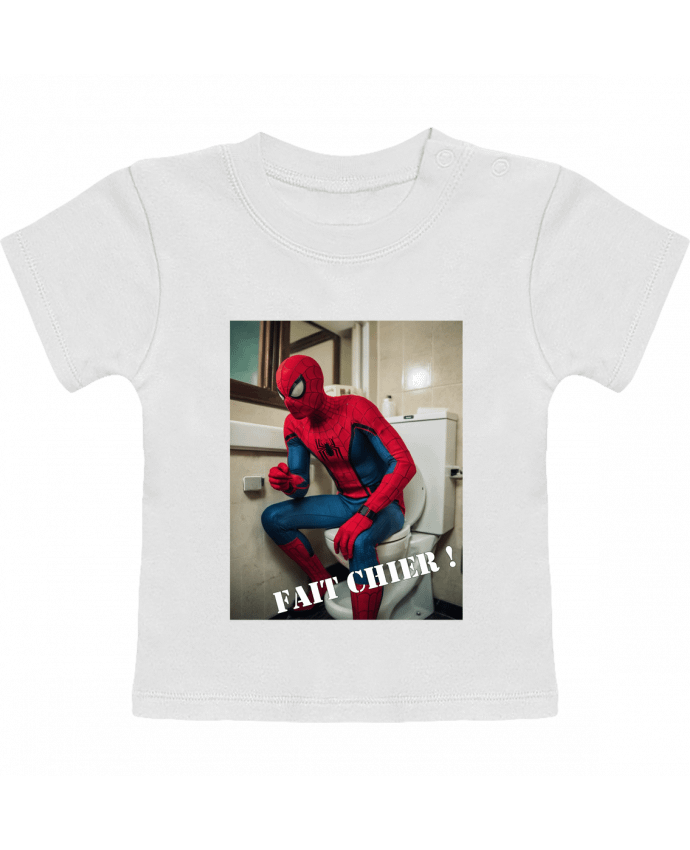 T-shirt bébé Spiderman manches courtes du designer TiA