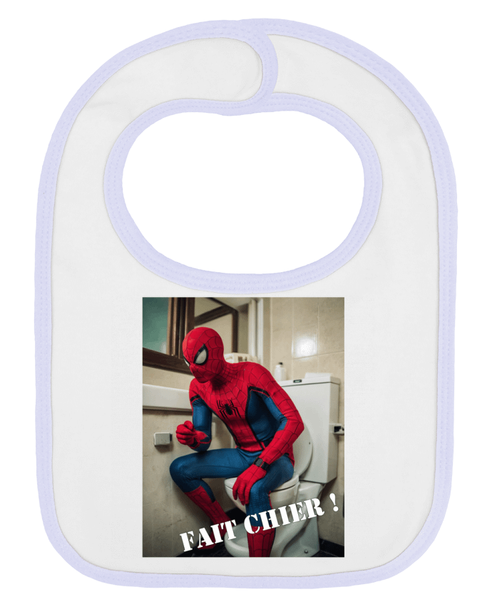 Bavoir bébé uni Spiderman par TiA