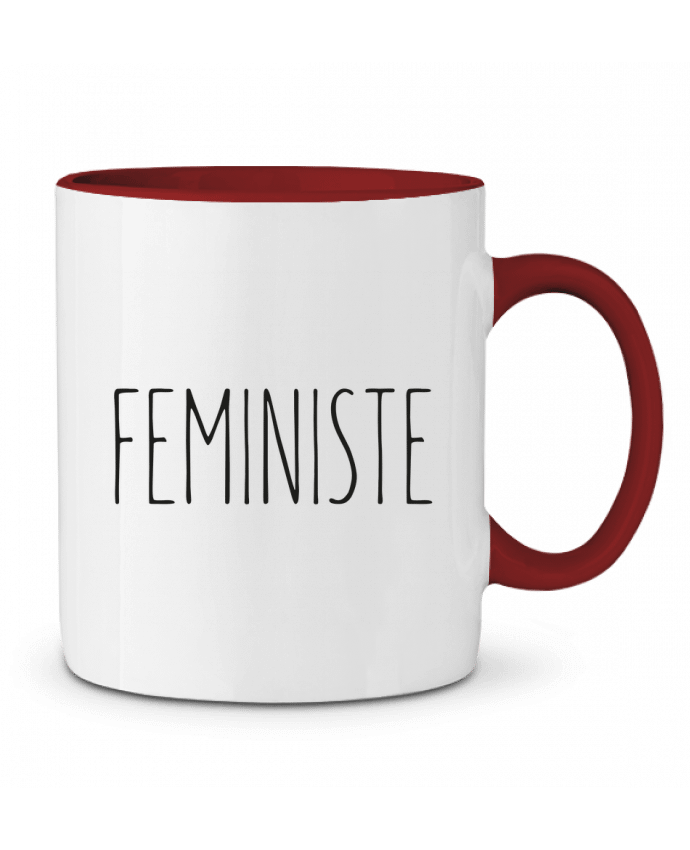 Mug bicolore Feministe tunetoo