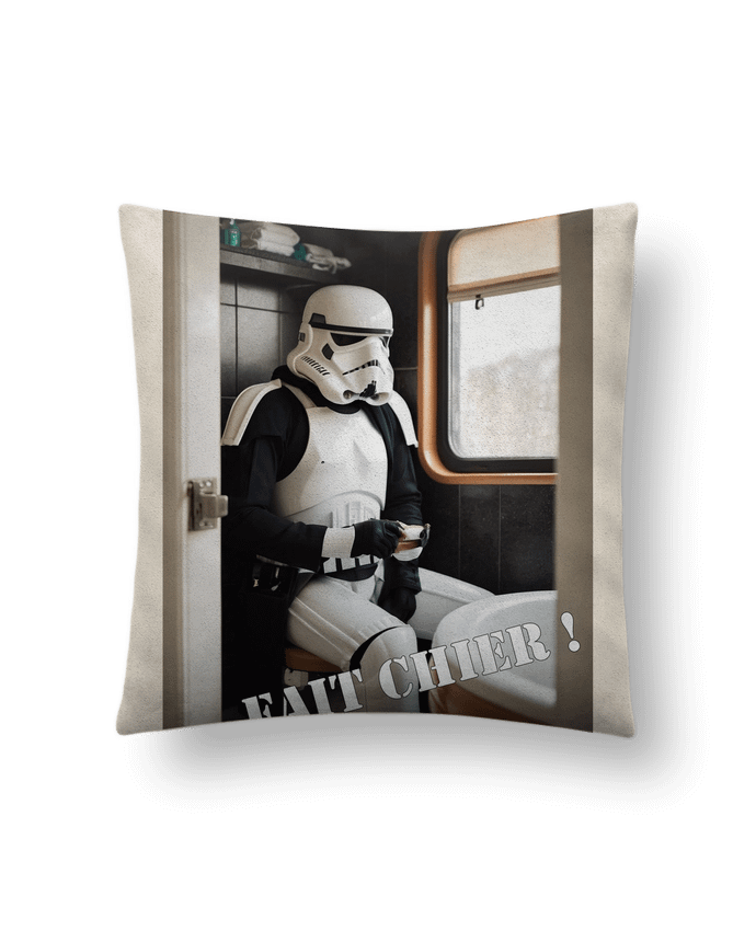 Coussin suédine Storm Trooper par TiA
