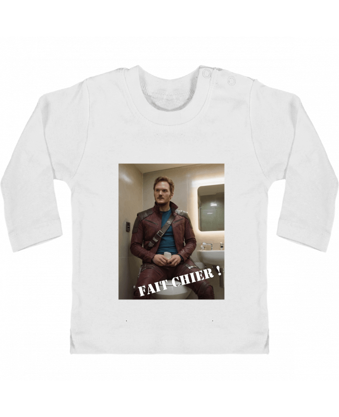 T-shirt bébé Star Lord manches longues du designer TiA