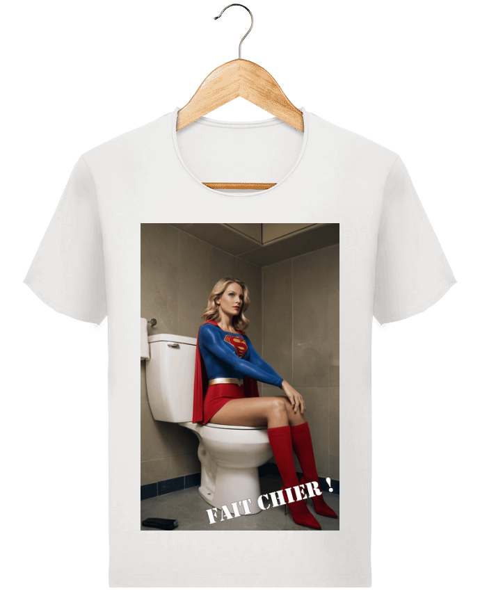  T-shirt Homme vintage Super Girl par TiA