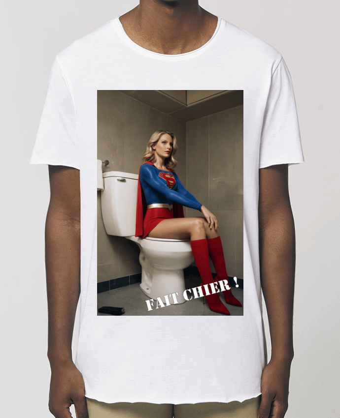 Tee-shirt Homme Super Girl Par  TiA