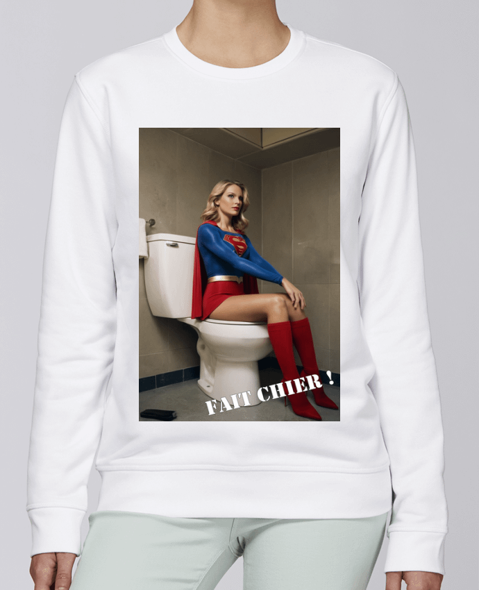 Sweatshirt Super Girl par TiA