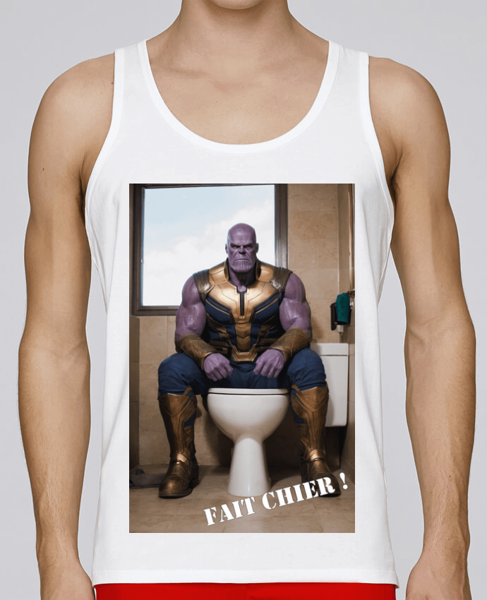 Débardeur homme Thanos par TiA 100% coton bio