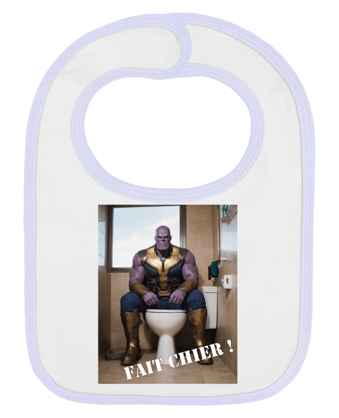 Bavoir bébé uni Thanos par TiA