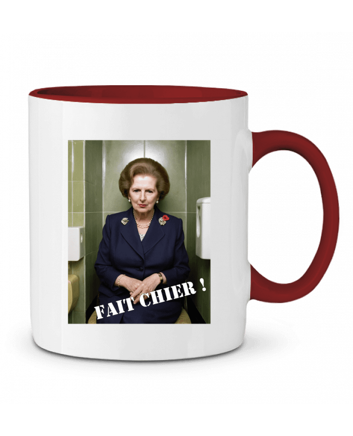 Mug bicolore Margaret Thatcher TiA