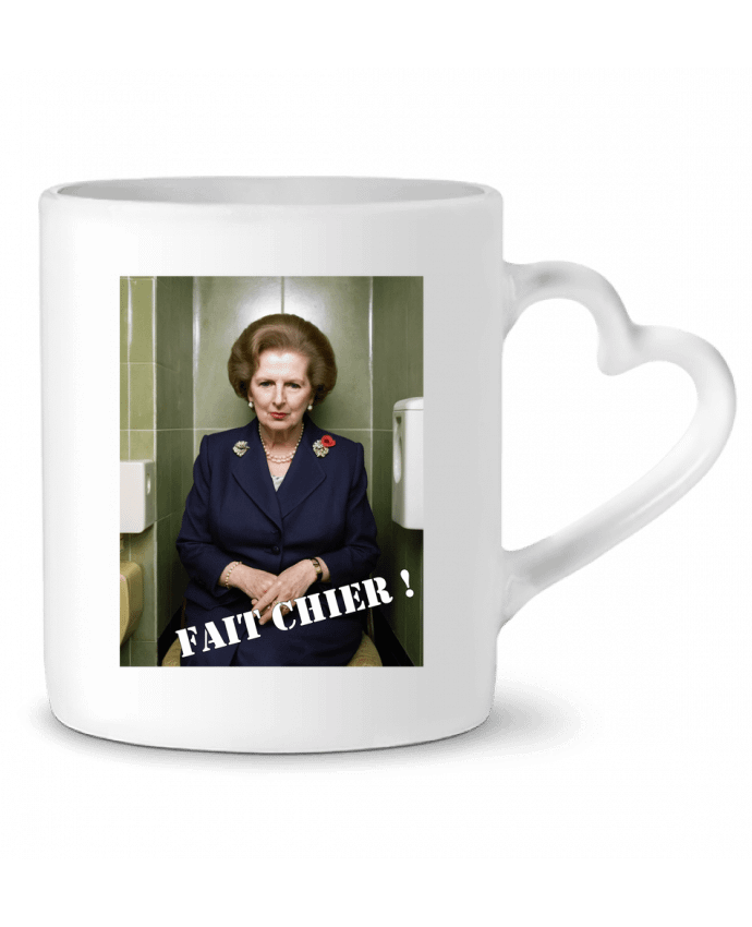 Mug coeur Margaret Thatcher par TiA