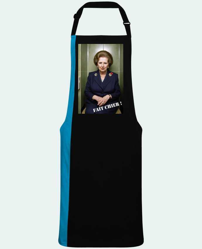 Tablier bicolore Margaret Thatcher par  TiA