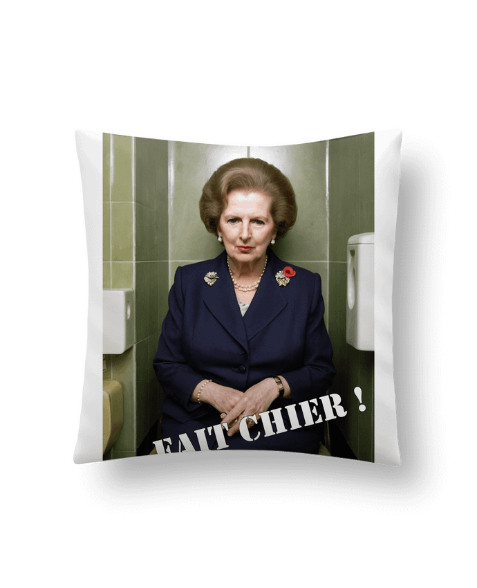 Coussin Margaret Thatcher par TiA